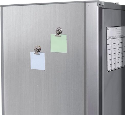 10 قطع من المشابك المغناطيسية، حامل مغناطيسي للثلاجة المعدنية، مشابك مغناطيسية شديدة التحمل، مشابك مغناطيسية للسبورة البيضاء لقائمة الملاحظات، تعرض الصور، ديكور المنزل والمطبخ والمكتب in Kuwait