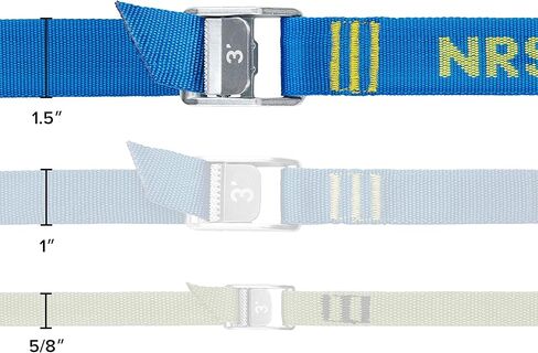 NRS 1.5" Heavy Duty Tie Down Strap 2 Pack in Kuwait