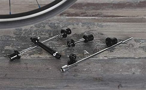 CyclingDeal Bike Bicycle Wheel Hub Non Quick Release Lock Skewers Set - Prevent Removing Wheels & Seatpost by Hands - with Tool in Saudi Arabia