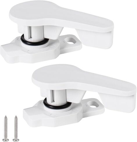 2 Pcs RV Handle Latch for Inspection Hatch Square Hatch Cover Accessories Handle White in Kuwait