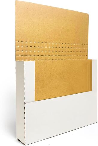 50 pack Small Shipping Box,6x4x2'',Corrugated Mailer,YUNSY-BOX Cardboard Box, White,for Small Business in Saudi Arabia