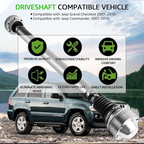 مجموعة عمود المحرك الأمامي 52853431AA متوافقة مع Jeep Commander Grand Cherokee 2007 2008 2009 2010 عمود دعامة كامل 4WD/AWD 4.7L 5.7L استبدال عمود القيادة #65-3007 in Kuwait