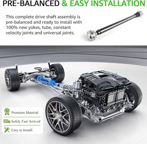 مجموعة عمود المحرك الأمامي 52853431AA متوافقة مع Jeep Commander Grand Cherokee 2007 2008 2009 2010 عمود دعامة كامل 4WD/AWD 4.7L 5.7L استبدال عمود القيادة #65-3007 in Kuwait