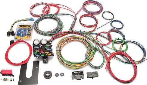 Painless Performance 10102 Classic Customizable Chassis Harness, Key in Dash, 21 Circuits in Saudi Arabia