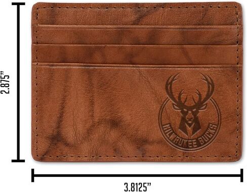Rico Industries NBA Basketball Embossed Leather Credit Cart Wallet in Kuwait