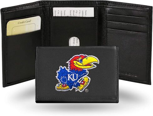 Rico Industries NCAA Tide Embroidered Genuine Leather Tri-fold Wallet 3.25" x 4.25" - Slim in Saudi Arabia