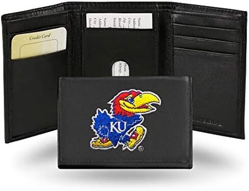 Rico Industries NCAA Tide Embroidered Genuine Leather Tri-fold Wallet 3.25" x 4.25" - Slim in Saudi Arabia
