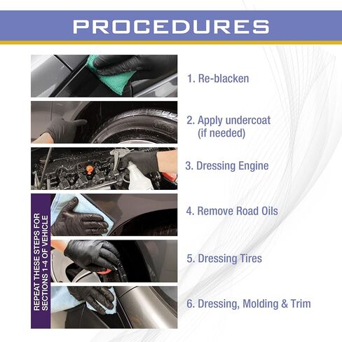 Auto Magic Dressing - Solvent-Based Silicone Dressing for Tires, Vinyl & Trim - 128 Fl Oz in Kuwait