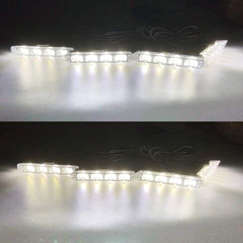KaiDengZhe 4x4 LED 4 in 1 Surface Mount Grill Light DC12V Remote Emergency Flashing Beacon Lamp Ambulance Police Light Strobe Warning External Light For Truck Trailer Caravan Van (White) in Kuwait