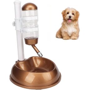 Automatic Gravity Dog Water Bowl Dispenser, BPA-Free, Height Adjustable Dog Automatic Water Food Feeder Large Capacity Pet Drinking Supplies for Pets