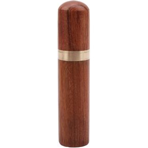 Pocket Portable Wooden Box Toothpick Holder Embroidery Hand Sewing Needle Storage Case Rosewood