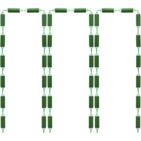 HAKZEON 3 Bunch 42 Piece Floral Foam Garland, Floral Foam Netted Garland, Green Floral Foam Blocks Floral Foam Netting for Home and Wedding Arch Door Flower Arrangement, Total 27.6 FT Long