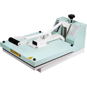 BetterSub Print T-Shirt Machine DIY Digital Industrial Quality Heat Press Machine Clamshell Transfer Sublimation Print Press Machine 15‘’x 15'' Teal