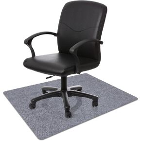 Grey Office Chair Mat for Hardwood Floor 36 x 48 Inches Desk Chair Mat Grey Floor Mat for Office Chair Computer Chair Mat Desk Mat for Chair Grey Under Chair Floor Protector for Rolling Chairs