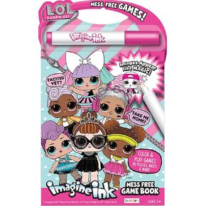 Bendon LOL Surprise 24-Page Imagine Ink Mess Free Game Book