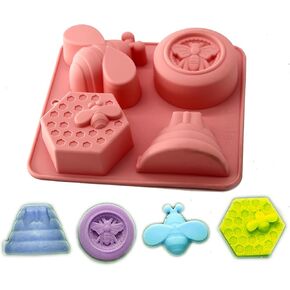 X-haibei bee honeycomb beehive spring bugs silicone glycerin soap bar bar wax absel morn in Kuwait
