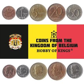 Set of 8 Coins from Poland. 10, 20, 50 GROSZY, 1, 2, 5, 10, 20 ZLOTYCH. 1957-1985
