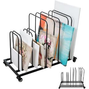 Art Canvas Storage Rack | Store Your Canvas Safely | Easily Movable Drying Rack for Art | Organize Your Studio Professionally | Print Rack for Artwork | Classroom Artwork Organizer | Painting Storage