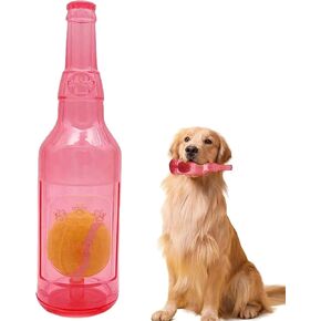 Crunchnplay Bottle Toy for Dogs - Chew and Crunch Water Bottle Toys - Plastic and Fun Dog Toy for Teeth Cleaning and Entertainment