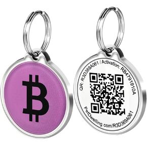 Symbols NFC & QR Code Smart Dog ID Tag - Easy Scanning, Instant Online Profile Access, Real-Time Scan Location Alerts(NFC.Empower-Bolt)