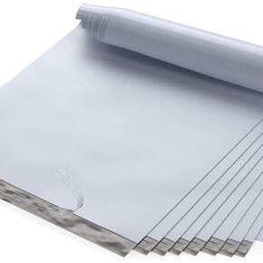 14.5" X 19" Extra Large Poly Mailers, 100 Count White Polymailer Shipping Envelopes for Clothes 2 Mil Unpadded Waterproof Opaque Self-Seal Poly Bags with Tear/Puncture Proof Adhesive Strip