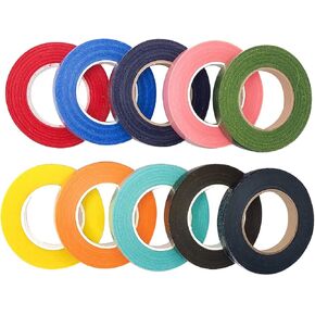 Markeny Floral Tape, Flower Adhesives Stem Wrap for Florist Making Beautiful Bouquet Arrangement, Wedding Wreath and Other DIY Crafts, 0.47 Inch x 30 Yard Each Roll (10 Rolls)