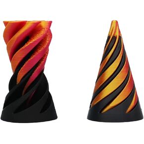 Impossible Cone 3D Printed Spiral Fidget Toys Impossible Pyramid Mini Cones Pass Through Pyramid Fidget Toy Reduce Stress and Alleviate Anxiety (Cone)