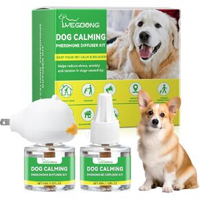 Nodfens Dog Holging Diffuser ، Feromone Diffuser لتهدئة النشر المهدئ في الفيرومون لـ DAGS ، قم بتوصيل+ 1 حزمة 45 مل حزمة تجريبية. in Kuwait
