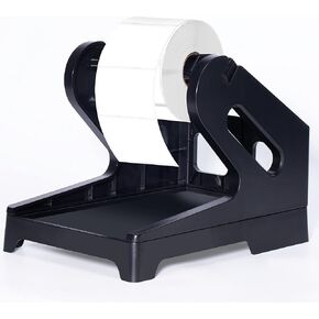 Phomemo Black Label Holder, Thermal Label Holder for Rolls and Fan-Fold Labels, Shipping Label Holder for Desktop Label Printer, Compatible with MUNBYN, Rollo, Nelko, Jiose, iDPRT Thermal Printer