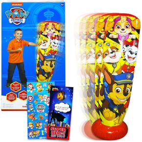 حقيبة Paw Paw Patrol Bop for Kids - حزمة مع حقيبة اللكم Paw Patrol للعب في الهواء الطلق بالإضافة إلى ملصقات Paw Patrol والمزيد (حقيبة Paw Patrol For Kids)