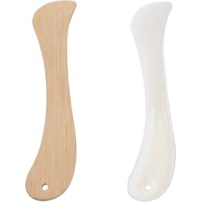 2 PCS علامة التماس الخياطة ، أدوات وضع علامة الخياطة ، أداة خياطة اللحف Beech Wood Bone لنمط الخياطة التقليدي