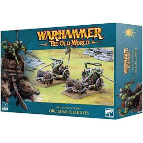 Warhammer Old World - ORC & Goblin Tribes - ORC Boar Chariots, 44-06