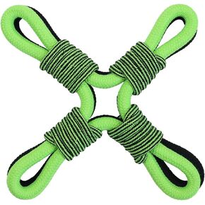 Jolly Pets Tik-Tak-Tugzz Barge/XL X Rope Dog Toy in Kuwait