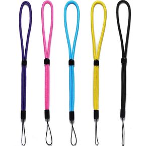 YOUOWO Wrist Lanyards 6 Pack wrist strap for phone Adjustable Length Lanyards for Flashlight Wallet USB Flash Drive Hand Strap for Cell Phone Charms Key ID Card Badge Holder