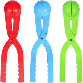 Snowball Maker 3PCS Snowball Maker Tool with Handle for Snow Ball Fights, Snow Toys Kids Winter Outdoor Toys Snow Ball Clip Snow Games for Kids and Adults