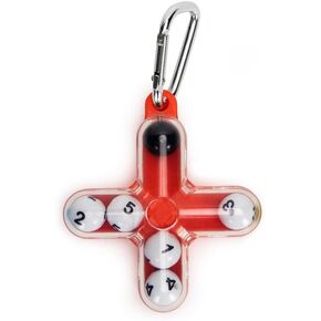 سلسلة مفاتيح الدماغ الدماغية الدهون - Red - Tiltago Keychain -Red - Brinainers New/Preorder للأعمار من 8 إلى 10