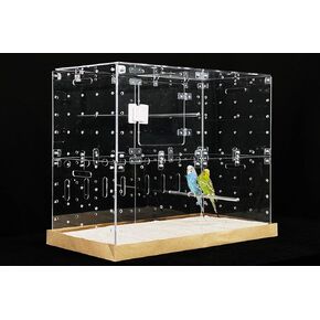 GuineaLoft™ Acrylic Cage (Model-E) – DIY Expandable Cage for Birds, Ferrets, Chinchillas, Small Animals in Need of Vertical & Horizontal Space - Visit The Guinea Loft Store to See It All