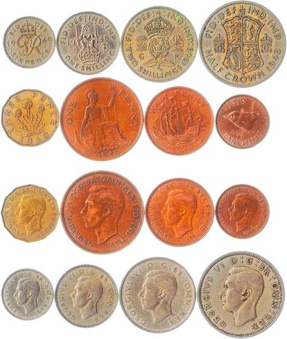 Set of 8 Coins from Poland. 10, 20, 50 GROSZY, 1, 2, 5, 10, 20 ZLOTYCH. 1957-1985 in Saudi Arabia