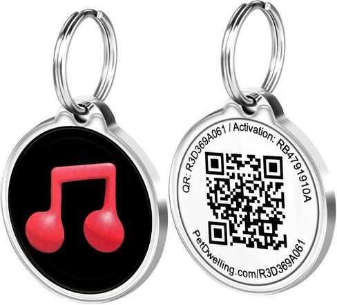 Symbols NFC & QR Code Smart Dog ID Tag - Easy Scanning, Instant Online Profile Access, Real-Time Scan Location Alerts(NFC.Empower-Bolt) in Saudi Arabia