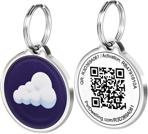 Symbols NFC & QR Code Smart Dog ID Tag - Easy Scanning, Instant Online Profile Access, Real-Time Scan Location Alerts(NFC.Empower-Bolt) in Saudi Arabia
