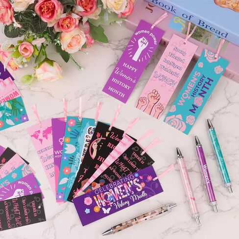 24 مجموعة مرجعية لشهر تاريخ المرأة وأقلام الهدايا الحرية الحرية المساواة النسوية الإشارات الإشارات المرجعية لأقلام الحبر للسيدات في تاريخ الشهر. in Kuwait