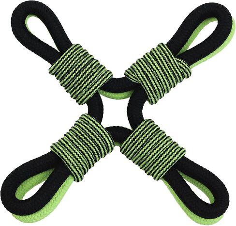 Jolly Pets Tik-Tak-Tugzz Barge/XL X Rope Dog Toy in Kuwait