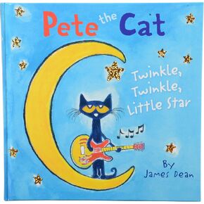 Constructive Playthings HR-162 "Pete The CAT Twinkle Little Star", Grade: Kindergarten to 2, 9.3" Height, 0.5" Wide, 9.25" Length