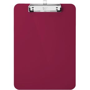 Mr. Pen- Plastic Clipboard, 12.5" x 9", Dark Red, Clipboards for Kids & Adults, Clipboards Plastic, Clip Board, Teacher Clipboard, Kids Clipboard, Cute Clipboard, Plastic Clipboards