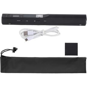 Portable Scanner,Handheld Mini Small Pen Type Scanner Scanning Wand Colour Photo Mobile Scanner A4 Document Scanning Equipment