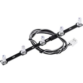 RC LED Light Bar 5LED Roof Lamp Upgrades Parts for 1/14 Tamiya Scania 770S 6×4 56368 8×4 56371 RC Truck Trailer Car