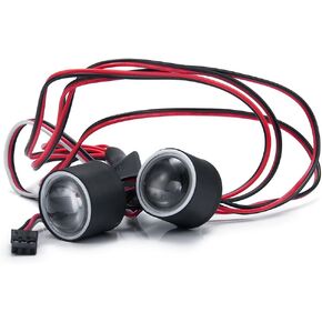 RCLIONS RC Car Angel Eyes 22mm LED Lights Headlights for Axial SCX10 III AXI03007 RC Crawler Car Upgrades