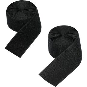 2in × 2.2yd خياطة على شرائح الخطاف والحلقة ، لفة حلقة خطاف النايلون غير اللصق ، شريط متشابك للحرف اليدوية للملابس ومشاريع DIY