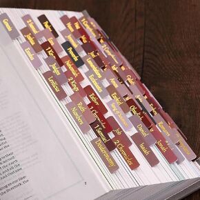 Bible Tabs for Women Men - Laminated Repostion Bible Tabs for Study Bible Large Print Christian Gift Holy Bible Index Tabs for Easy Navigation Supplies