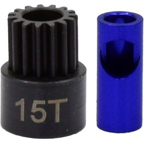 Hot Racing NSG815 15t Steel 48p Pinion Gear 5mm or 1/8